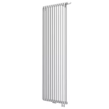 Радиатор стальной трубчатый КЗТО 1790х494 мм 1/2 12 секций нижнее правое подключение белый