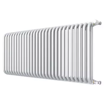 Радиатор стальной трубчатый КЗТО 540х1150 мм 3/4 28 секций боковое подключение белый
