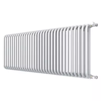Радиатор стальной трубчатый КЗТО 540х1314 мм 3/4 32 секций боковое подключение белый