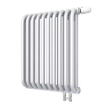 Радиатор стальной трубчатый КЗТО 540х412 мм 1/2 10 секций нижнее правое подключение белый