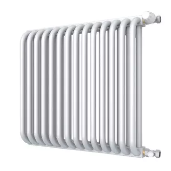 Радиатор стальной трубчатый КЗТО 540х576 мм 3/4 14 секций боковое подключение белый