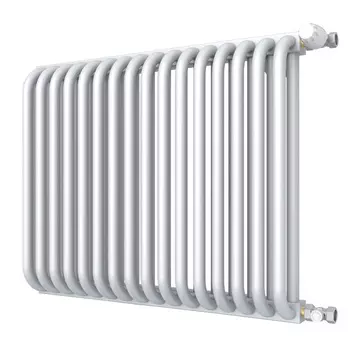 Радиатор стальной трубчатый КЗТО 540х658 мм 3/4 16 секций боковое подключение белый