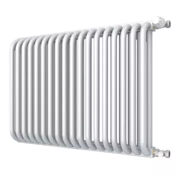 Радиатор стальной трубчатый КЗТО 540х740 мм 3/4 18 секций боковое подключение белый