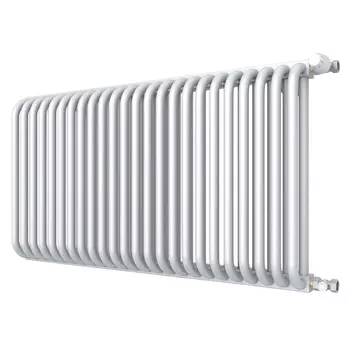Радиатор стальной трубчатый КЗТО 540х986 мм 3/4 24 секции боковое подключение белый