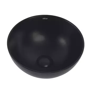 Раковина Abber Bequem 32 см накладная черная матовая (AC2106MB)