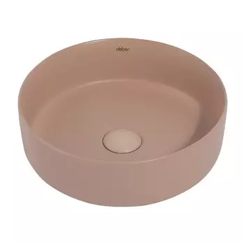 Раковина Abber Bequem 36 см накладная бежевая матовая (AC2108MBB)