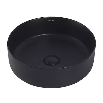 Раковина Abber Bequem 36 см накладная черная матовая (AC2108MB)