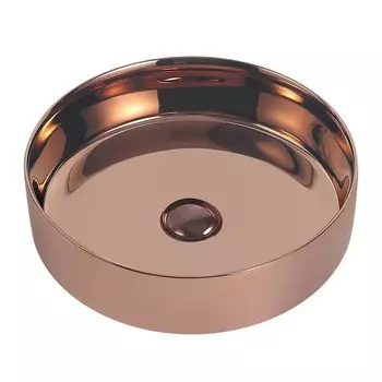 Раковина Abber Bequem 40 см накладная розовое золото (AC2109RG)