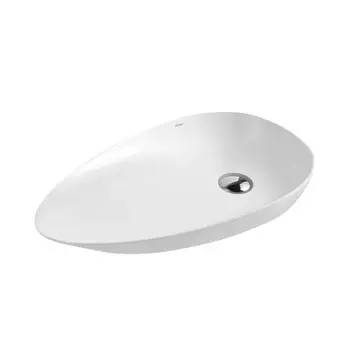 Раковина Abber Bequem 59 см накладная белая (AC2117)