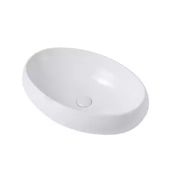 Раковина Abber Bequem 60 см накладная белая (AC2102)