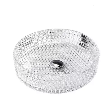 Раковина Abber Glas 40 см накладная прозрачная (AK2301)