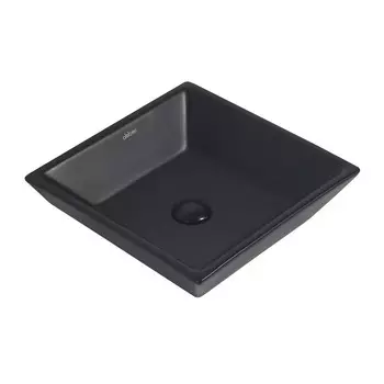 Раковина Abber Rechteck 42 см накладная черная матовая (AC2214MB)