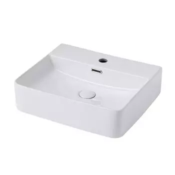 Раковина Abber Rechteck 50 см накладная белая (AC2203)