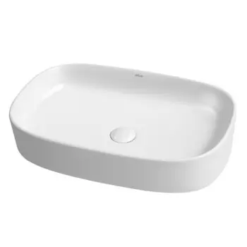 Раковина Abber Rechteck 61 см накладная белая (AC2209)