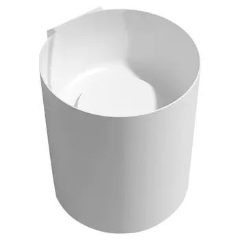 Раковина Abber Stein 42 см подвесная белая матовая (AS2624)