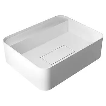 Раковина Abber Stein 50 см подвесная белая матовая (AS2626)