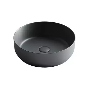 Раковина Ceramicanova Element 39 см накладная темный антрацит (CN6022MDH)
