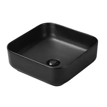 Раковина Corsa Deco WX200 38 см накладная черная (ABWX38QB)