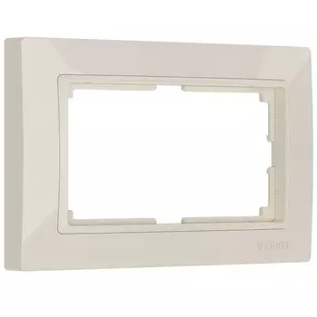 Рамка для двойной розетки Werkel Snabb Basic слоновая кость (a051293)