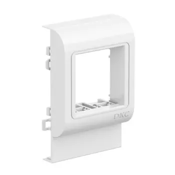 Рамка для кабель-канала DKC Brava PDA-BN 100 белая 2 модуля (10453DIY)