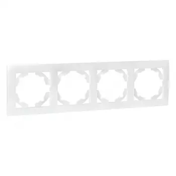 Рамка EKF Валенсия четырехместная жемчуг (EWM-G-304-50)