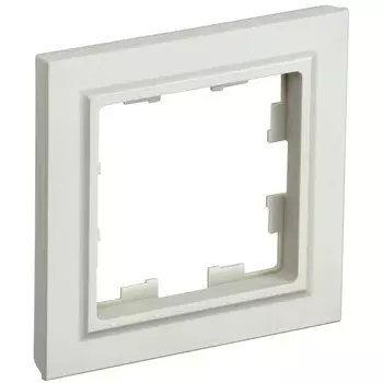 Рамка IEK Brite РУ-1-БрКр одноместная бежевая (BR-M12-K10)