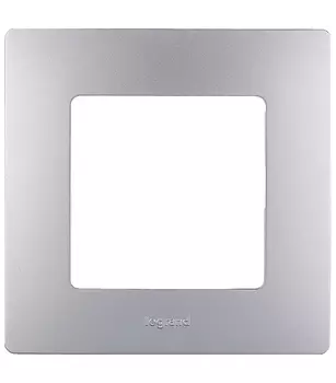 Рамка Legrand Etika одноместная алюминий (672551)