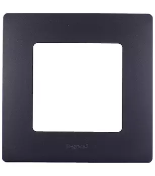 Рамка Legrand Etika одноместная антрацит (672581)