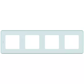 Рамка Legrand Inspiria четырехместная мятная (673965)