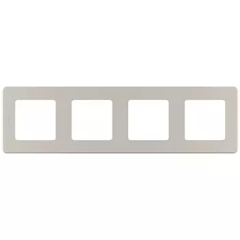 Рамка Legrand Inspiria четырехместная шампань (673968)