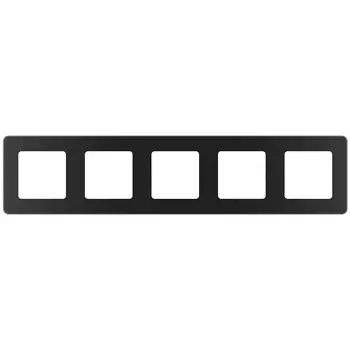 Рамка Legrand Inspiria пятиместная антрацит (673973)