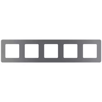 Рамка Legrand Inspiria пятиместная дымчатая (673977)