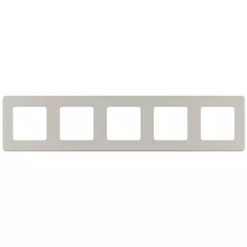 Рамка Legrand Inspiria пятиместная шампань (673978)
