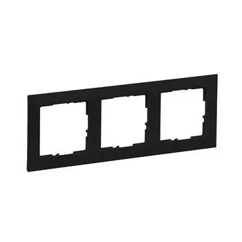 Рамка Legrand Suno трехместная антрацит (721523)