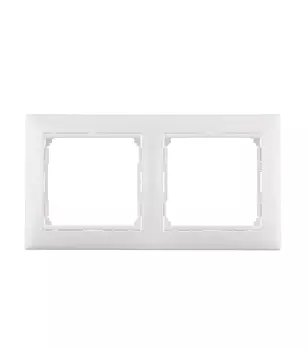 Рамка Legrand Valena двухместная белая (694241)