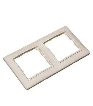 Рамка Legrand Valena двухместная слоновая кость (695632)