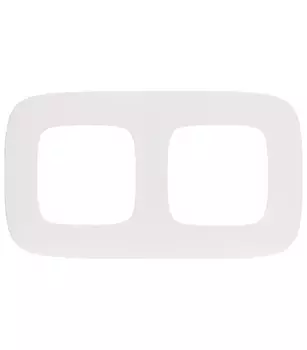 Рамка Legrand Valena Allure двухместная белая (754302)