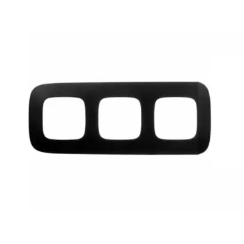 Рамка Legrand Valena Allure трехместная черная сталь (754293)