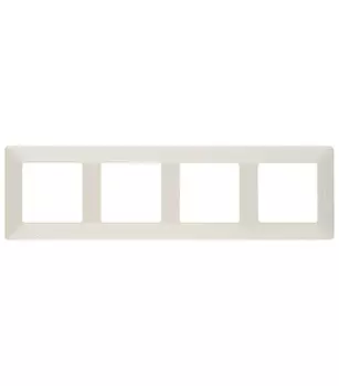 Рамка Legrand Valena Life четырехместная слоновая кость (754044)