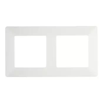 Рамка Legrand Valena Life двухместная белая (754002)