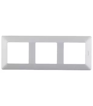 Рамка Legrand Valena Life трехместная алюминий (754133)