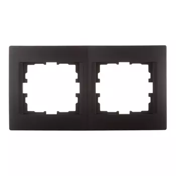 Рамка Lezard Karina двухместная черный бархат (707-4200-147)