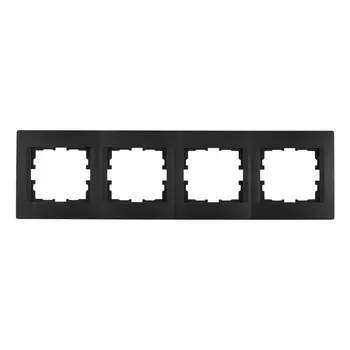 Рамка Lezard Karina четырехместная черный бархат (707-4200-149)