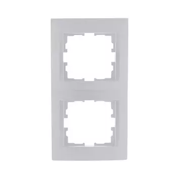 Рамка Lezard Karina двухместная жемчужно-белый перламутр (707-3000-152)