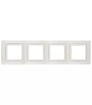 Рамка Schneider Electric Unica MGU2.008.25 четырехместная универсальная бежевая