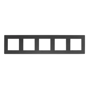 Рамка Simon 24 Harmonie пятиместная графит (2400650-038)