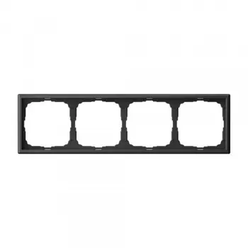 Рамка Systeme Electric ArtGallery четырехместная базальт (SE GAL001404)