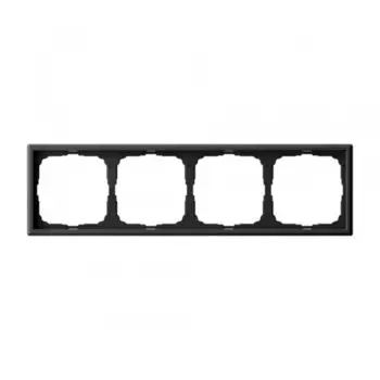 Рамка Systeme Electric ArtGallery четырехместная карбон (GAL001004)