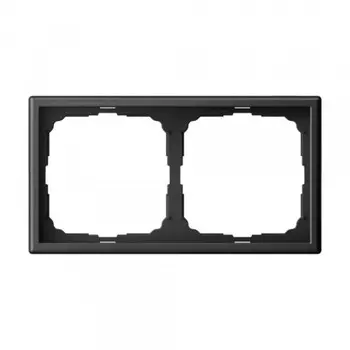 Рамка Systeme Electric ArtGallery двухместная базальт (SE GAL001402)