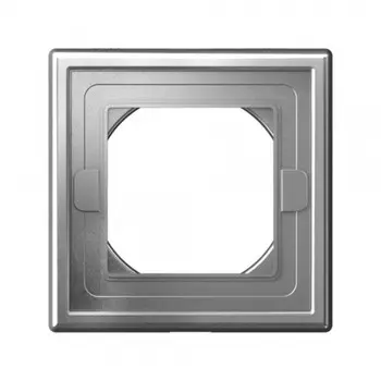 Рамка Systeme Electric ArtGallery одноместная алюминий (GAL440301)